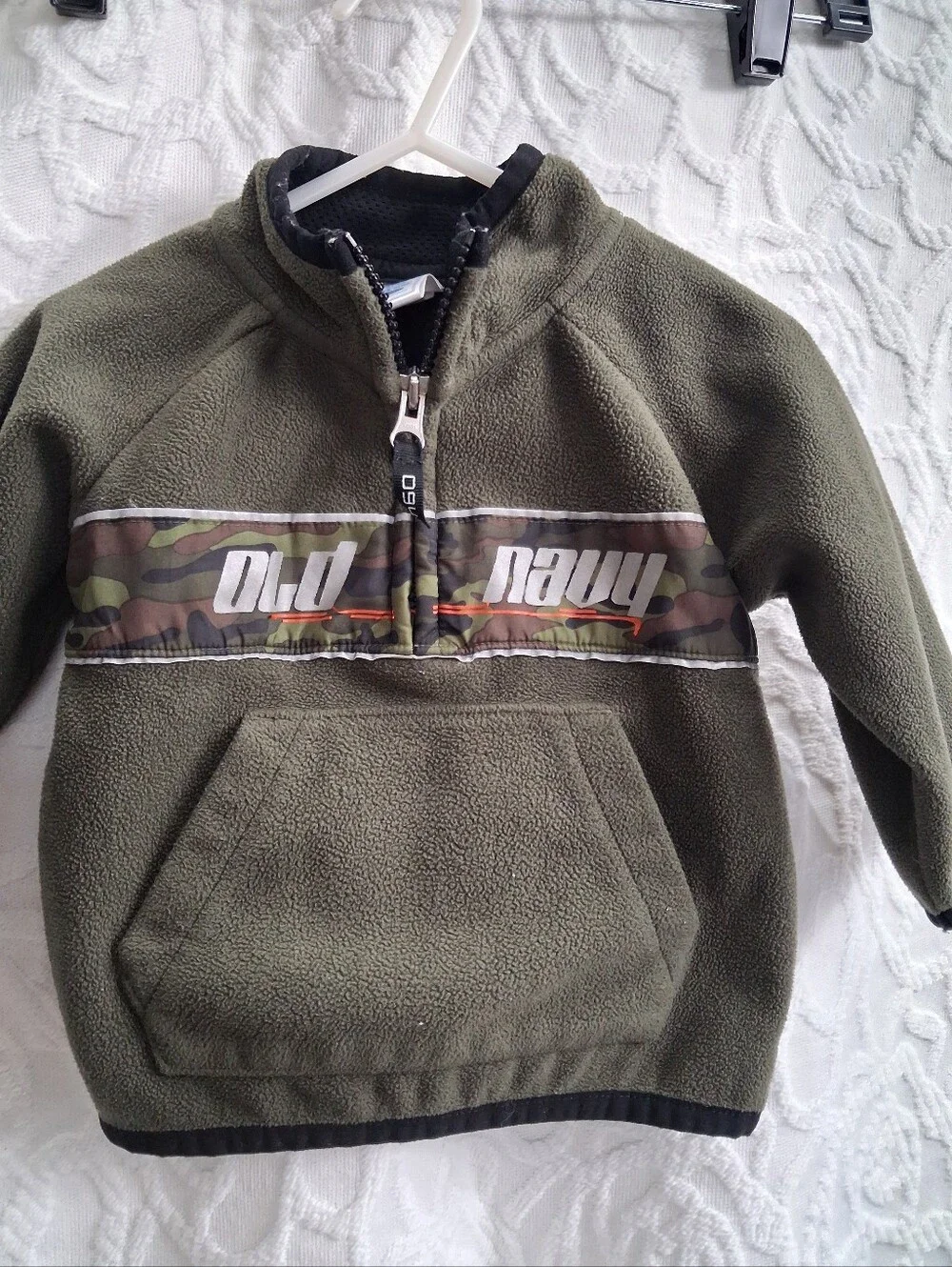Old Navy Kids' Olive Green Fleece Pullover